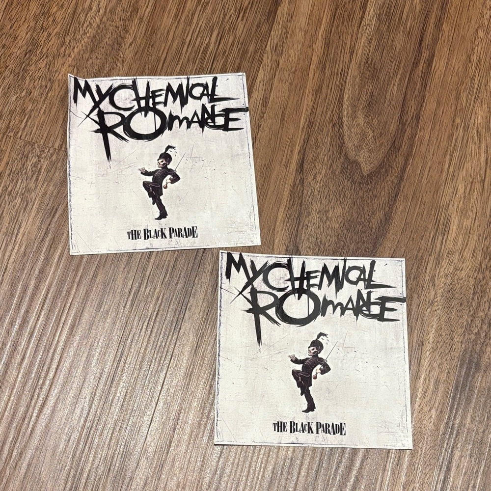 Vintage My Chemical Romance The Black Parade Stickers